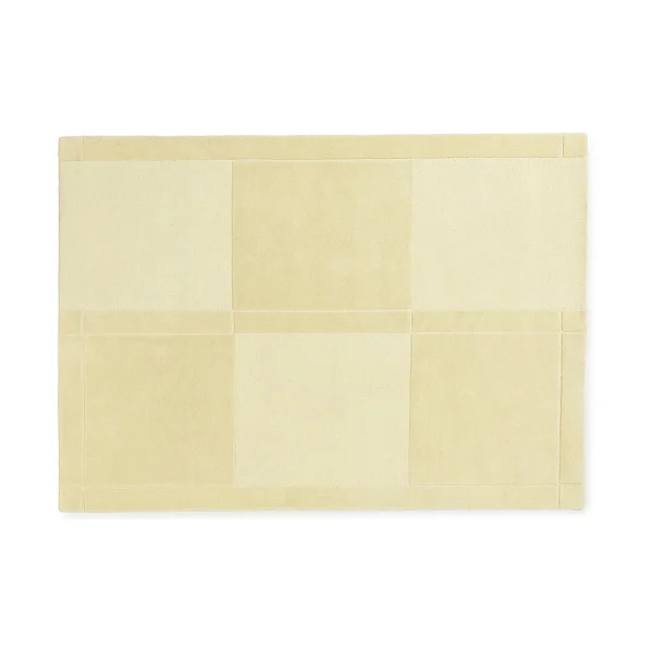 Normann Copenhagen Level Wollteppich Light yellow, 170x240 cm