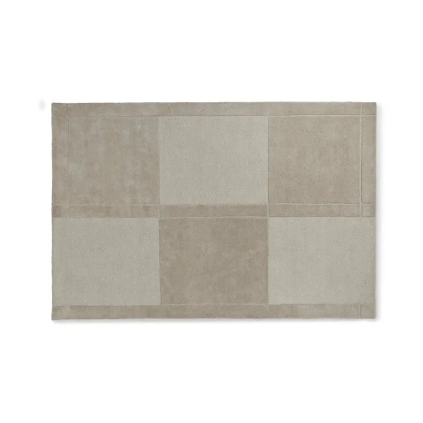 Normann Copenhagen Level Wollteppich Warm grey, 200x300 cm
