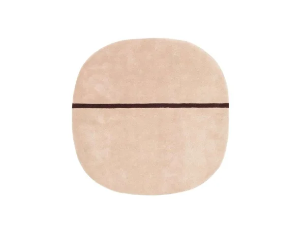 Normann Copenhagen - Oona Teppich 140x140 Rose