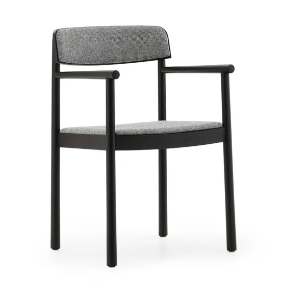 Normann Copenhagen Timb Armlehnenstuhl Black ash-Hallingdal 166