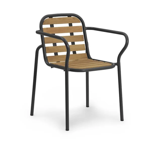 Normann Copenhagen Vig Robinia Armlehnstuhl Black