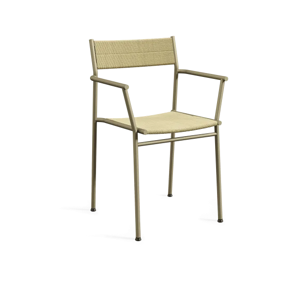 Northern Vev Armlehnstuhl Grey beige-natural rope
