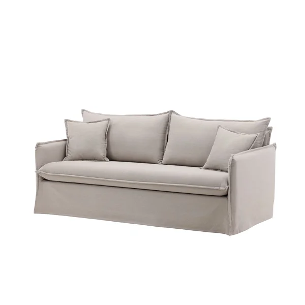 Nova Sofa 3-Sitzer braun.