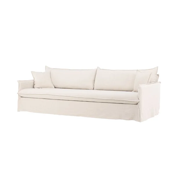 Nova Sofa 4-Sitzer beige.