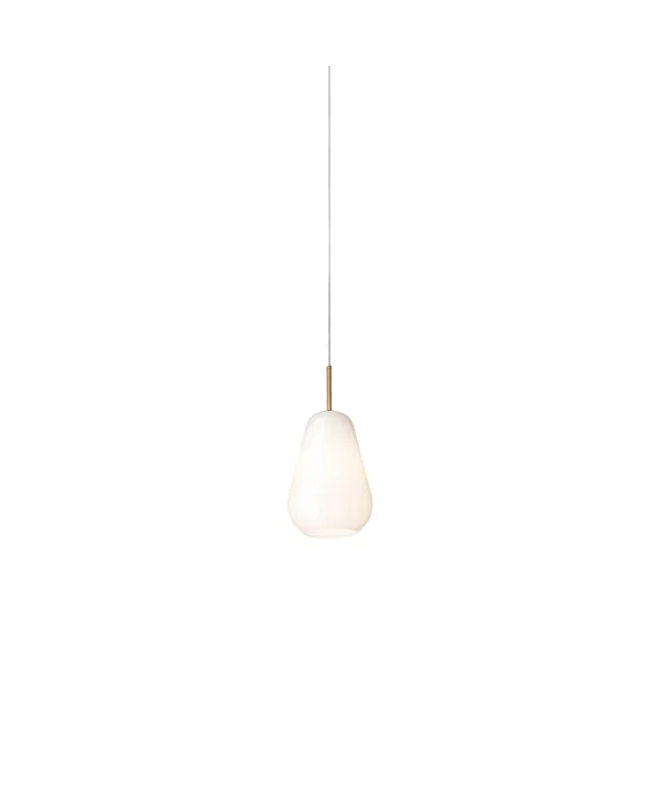 Nuura - Anoli 1 Pendelleuchte Small Nordic Gold/Opal White