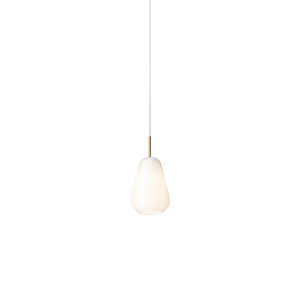 Nuura Aps - Anoli 1 Pendelleuchte Small Nordic Gold/Opal White Nuura