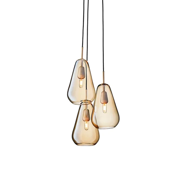Nuura Aps - Anoli 3 Krohnleuchter Nordic Gold/Gold Nuura