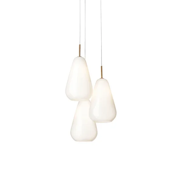 Nuura Aps - Anoli 3 Krohnleuchter Nordic Gold/Opal Nuura