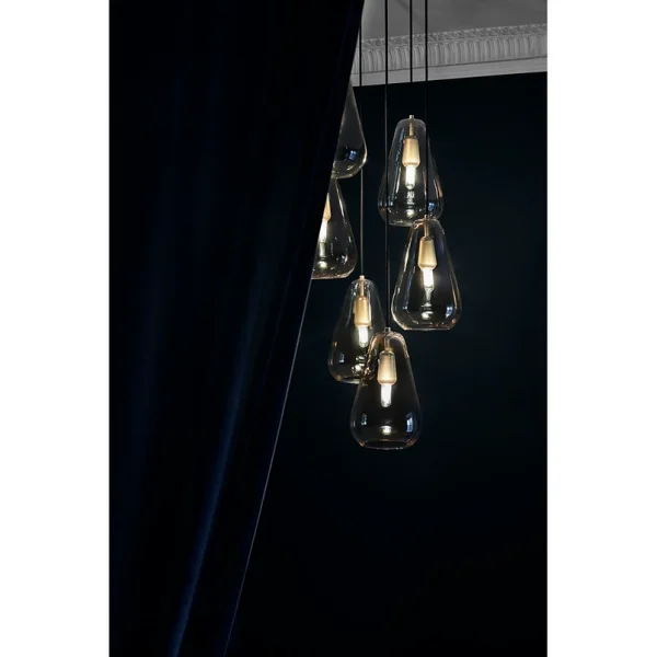 Nuura Aps - Anoli 6 Krohnleuchter Nordic Gold/Gold Nuura
