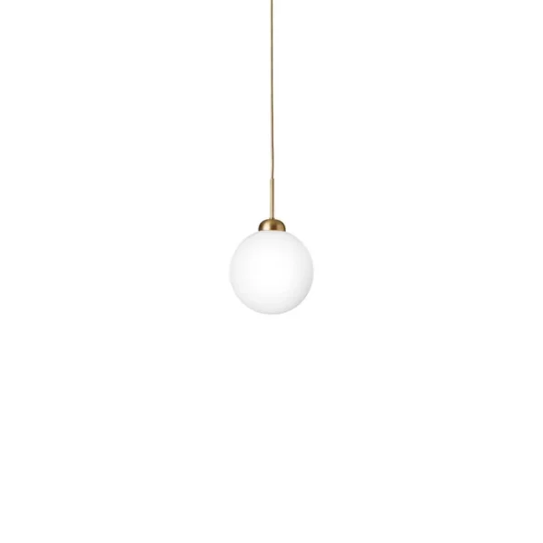 Nuura Aps - Apiales 1 Pendelleuchte Large Brushed Brass/Opal Nuura