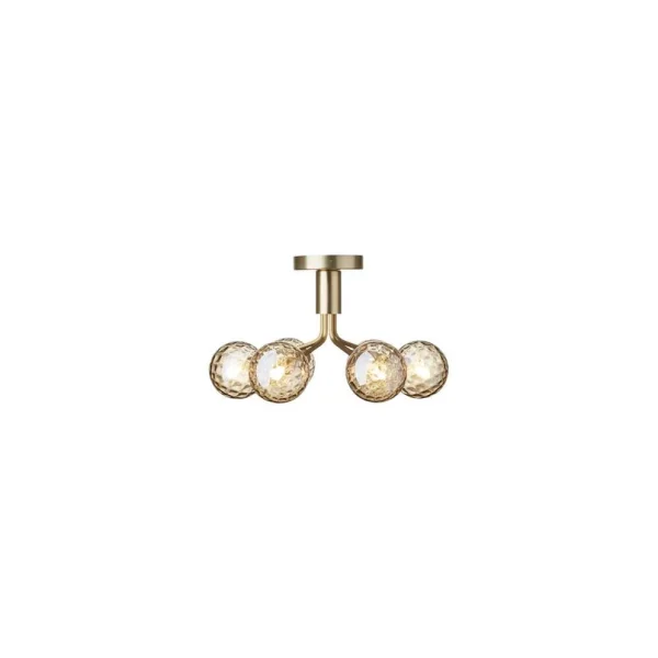 Nuura Aps - Apiales 6 Deckenleuchte Brushed Brass/Optic Gold Nuura