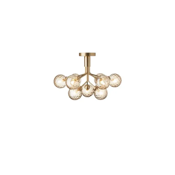 Nuura Aps - Apiales 9 Deckenleuchte Brushed Brass/Optic Gold Nuura