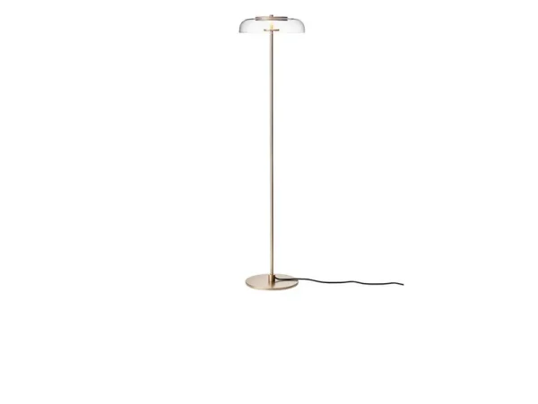 Nuura Aps - Blossi LED-Stehleuchte, Höhe 120 cm, goldfarben/klar Nuura