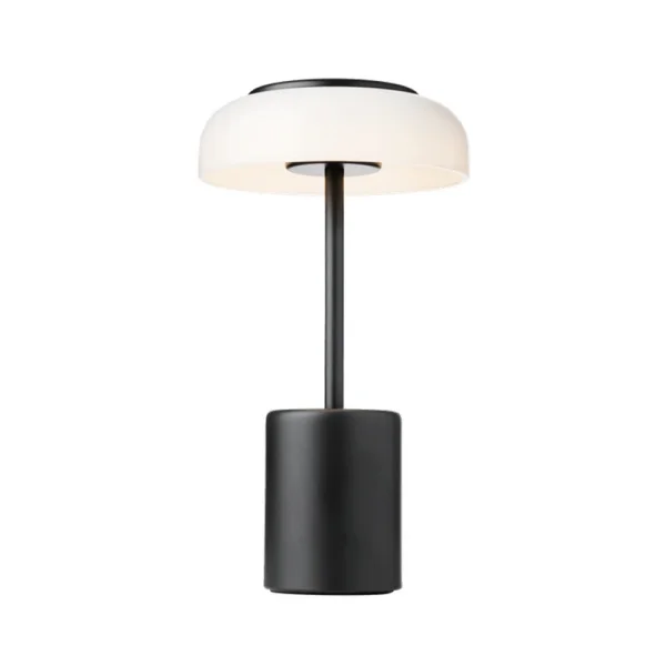 Nuura Aps - Blossi Portable Tischleuchte Mini Black/Opal Nuura