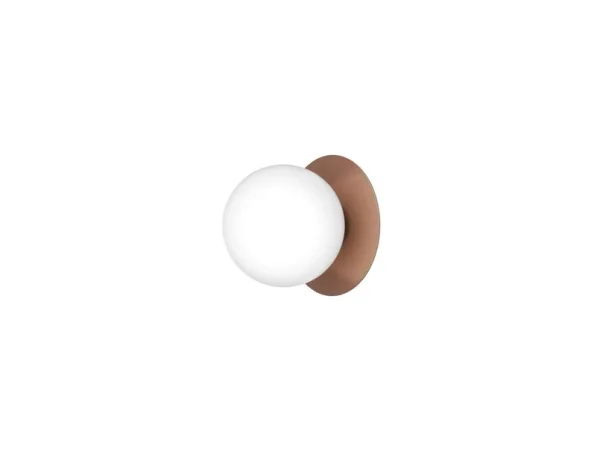 Nuura Aps - Liila 1 Außen Wandleuchte Dark Bronze/Opal Nuura