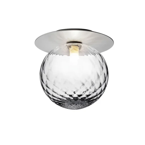 Nuura Aps - Liila 1 Large Wandlampe, IP44, warmweiß, silber/klar Nuura