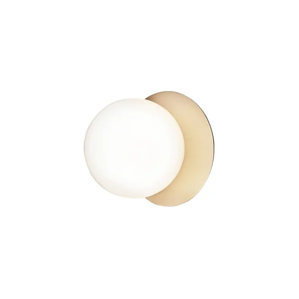 Nuura Aps - Liila 1 Medium Wandlampe, gold/weiß, warmweiß, IP44 Nuura