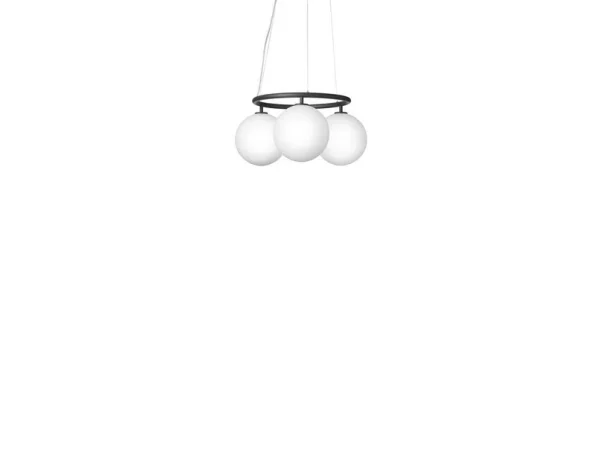 Nuura Aps - Miira 3 Circular Kronleuchter Rock Grey/Opal Nuura
