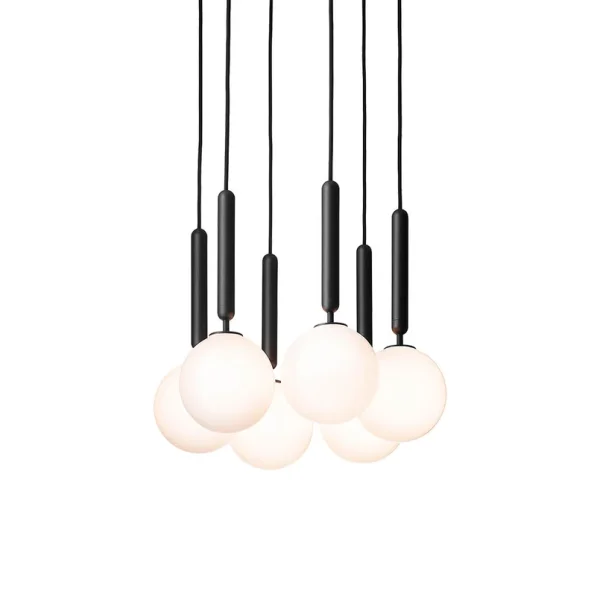 Nuura Aps - Miira 6 Krohnleuchter Rock Grey/Opal White Nuura