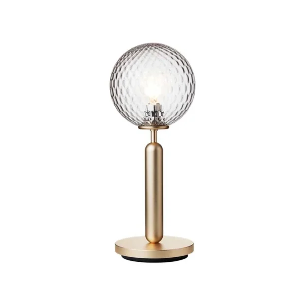 Nuura Aps - Miira Tischleuchte Brass/Optic Clear Nuura