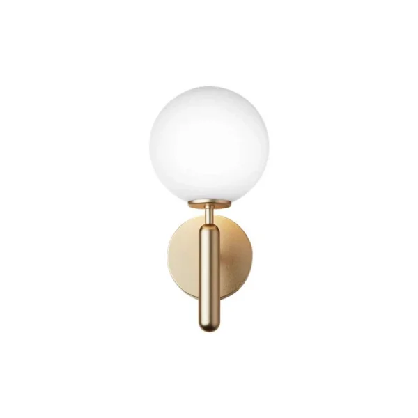 Nuura Aps - Miira Wandleuchte Brass/Opal White Nuura