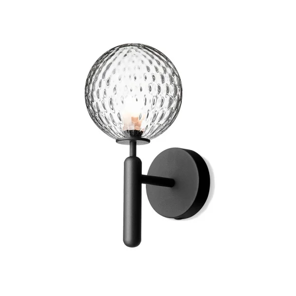 Nuura Aps - Miira Wandleuchte Rock Grey/Optic Clear Nuura