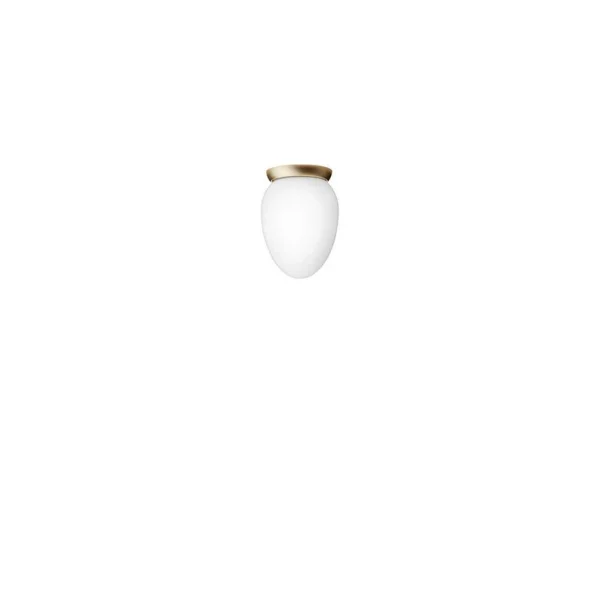 Nuura Aps - Rizzatto 171 Wand-/Deckenleuchte Satin Brass/Opal Nuura