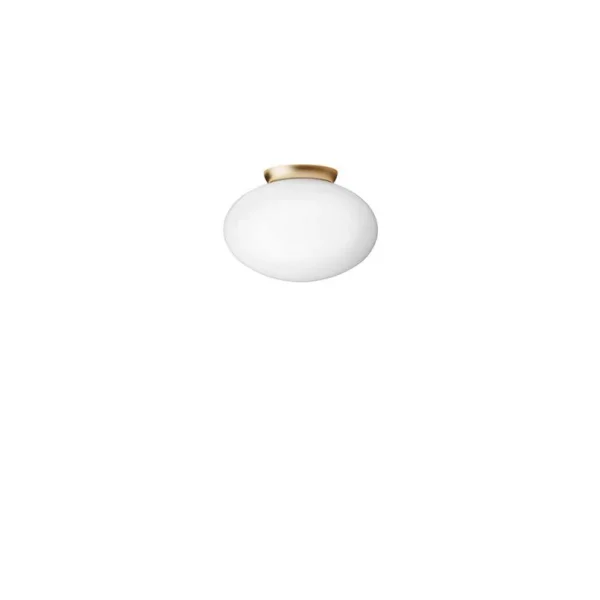 Nuura Aps - Rizzatto 301 Wand-/Deckenleuchte Satin Brass/Opal Nuura