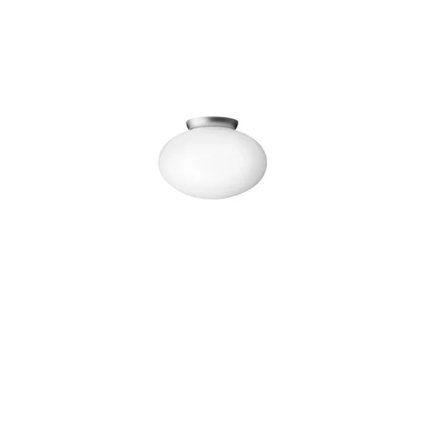 Nuura Aps - Rizzatto 301 Wand-/Deckenleuchte Satin Silver/Opal Nuura