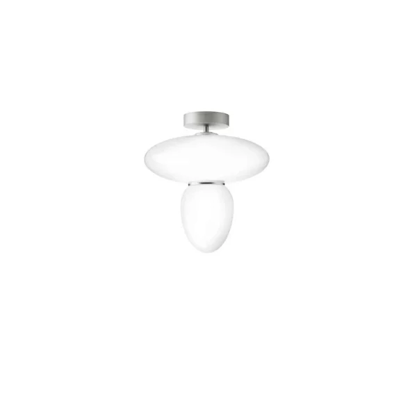 Nuura Aps - Rizzatto 42 Deckenleuchte Satin Silver/Opal Nuura