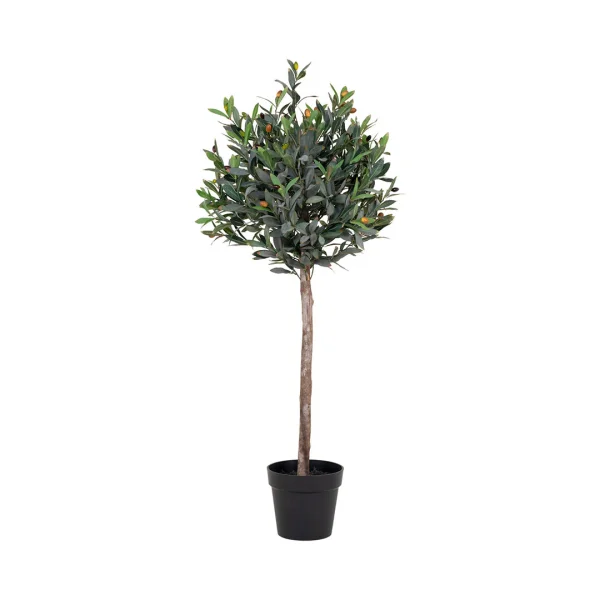 Oliventræ Künstliche Pflanze H120 cm grün.