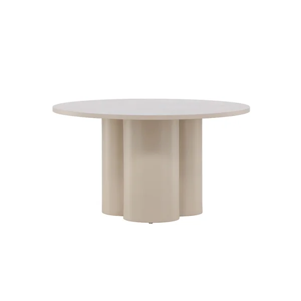 Olivia Couchtisch Ø80cm beige.