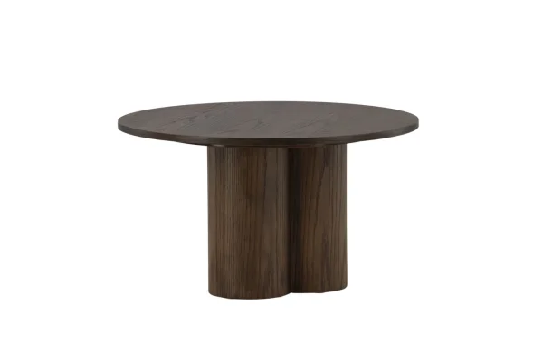 Olivia Couchtisch Ø80cm braun.