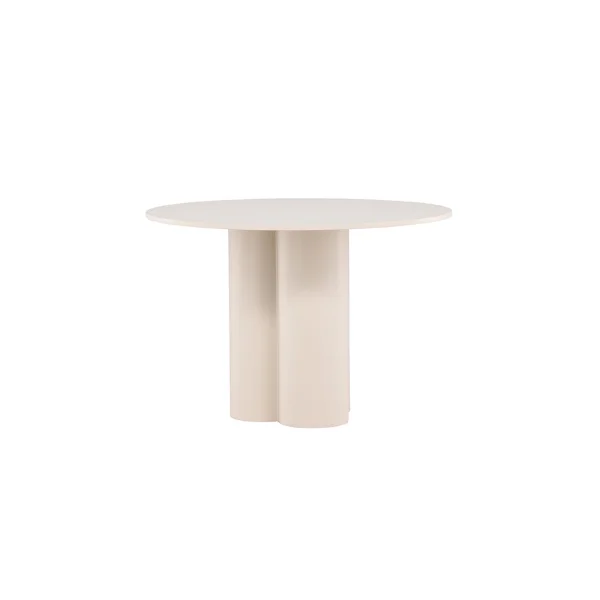 Olivia Esstisch Ø110 cm beige.