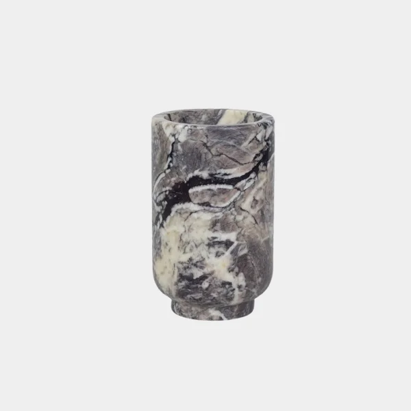 Olsson & Jensen Stevie Vase Ø12,5x20,5 cm Grauer Marmor