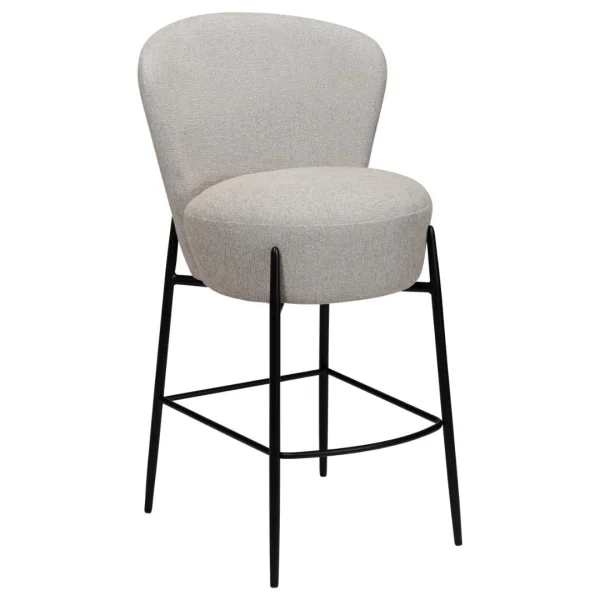 Orbit Dan-Form Counterstuhl Bouclé hellgrau.