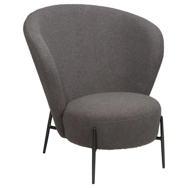 Orbit Dan-Form Sessel Bouclé grau.