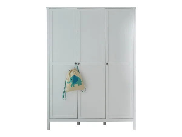 Ory Kleiderschrank 3 Türen, weiss.