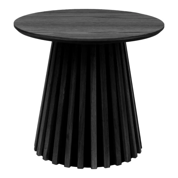 Osaka Couchtisch Eckentisch Echtholzfurnier schwarz.