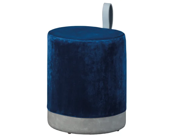 Osana Fusshocker, Hocker blau und grau.