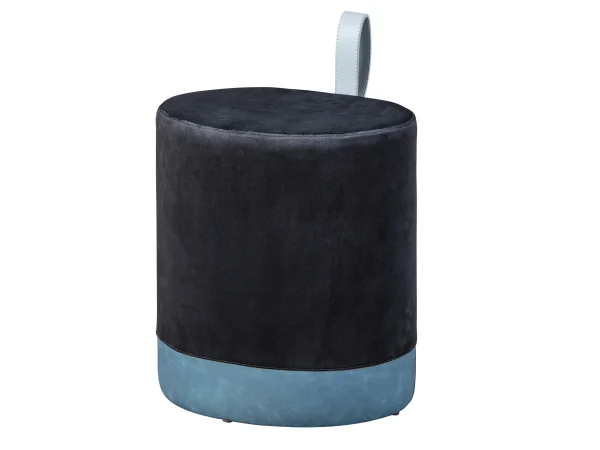 Osana Fusshocker, Hocker schwarz und blau.