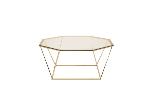 Österlen Couchtisch Ø100 cm Glas rauchfarben.