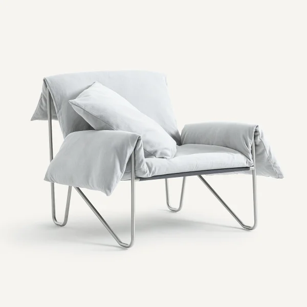 Otto Studio For Am.pm Sessel Nomad, Baumwolle/leinen Und Stahl