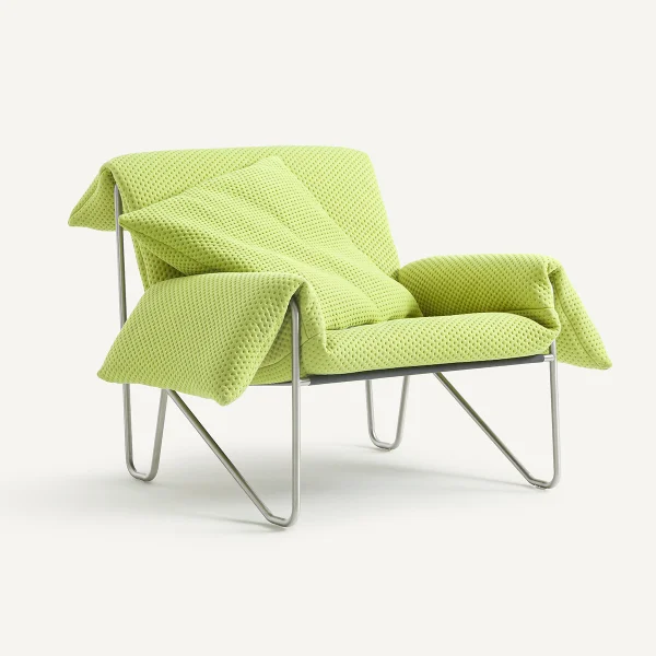 Otto Studio For Am.pm Sessel Nomad, Reliefgewebe Und Stahl