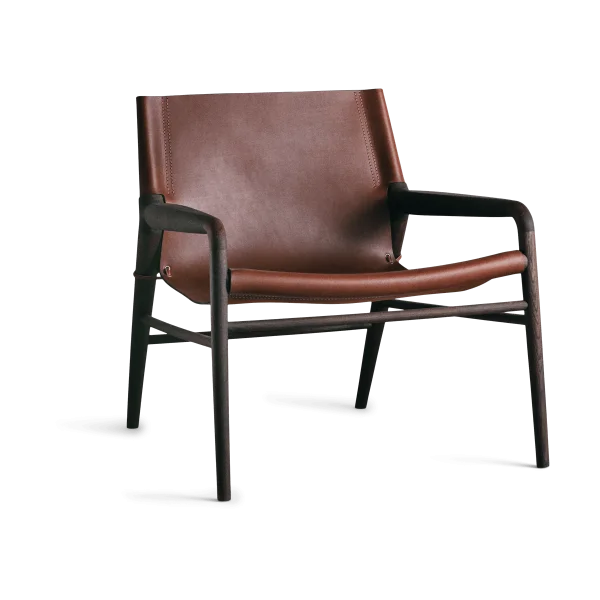 OX Denmarq Rama Chair Sessel Gestell smoked oak Cognac