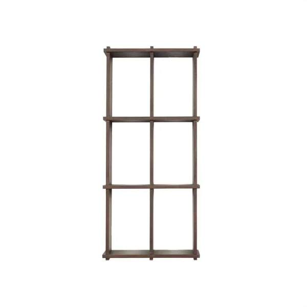 OYOY Living Design - Grid Regal Small Dunkelheit Nature