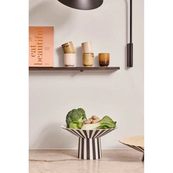 OYOY Living Design - Toppu Centerpiece Gericht High White/Black