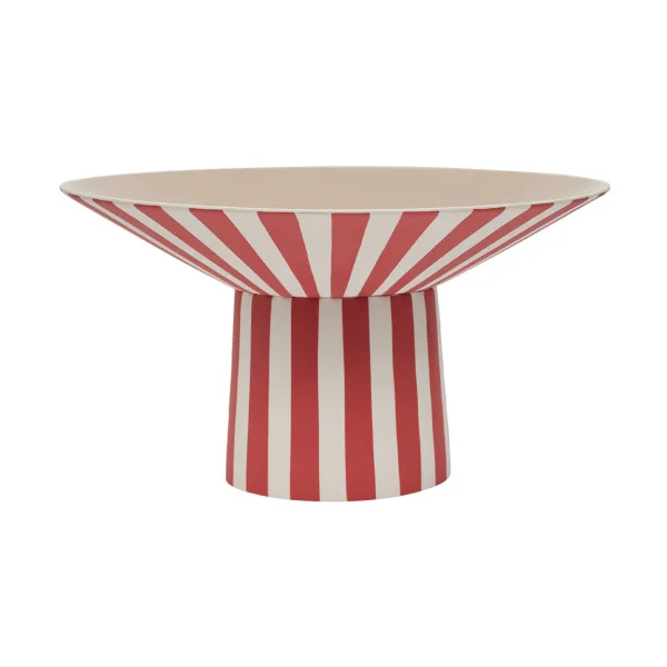 OYOY Toppu centerpiece hoch Ø30x17 cm Red-peach