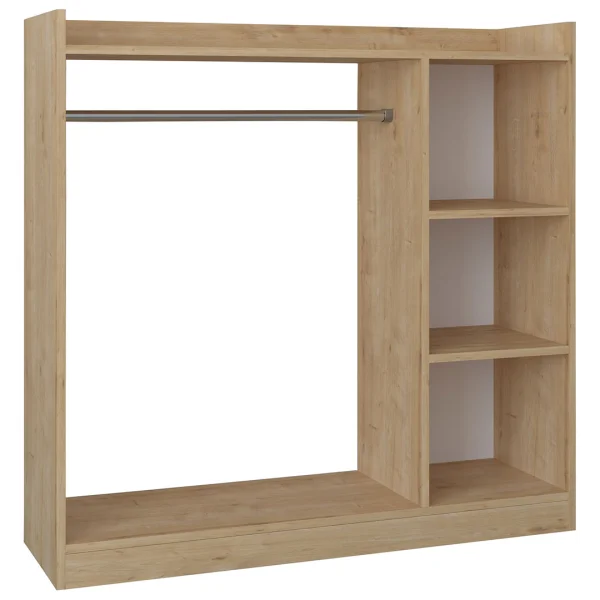 PalosaM Kleiderschrank offen Eiche dekor.