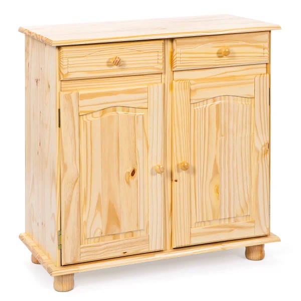 Pamer Sideboard 2 Schubladen, 2 Türen, natur.